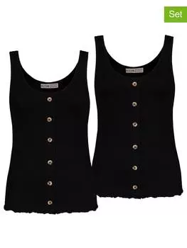 Топ Stitch & Soul, черный