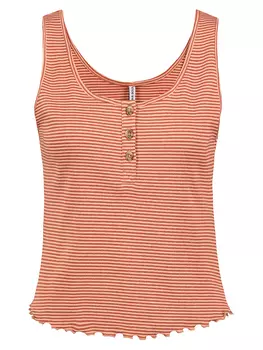 Топ Stitch & Soul, оранжевый