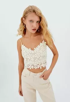 Топ Stradivarius, бежевый