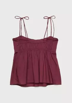 Топ Stradivarius, бордовый