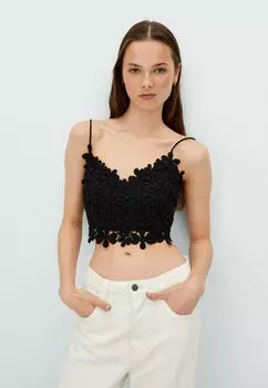 Топ Stradivarius, черный