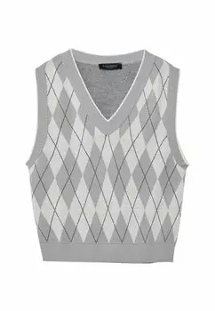 Топ Stradivarius, серый