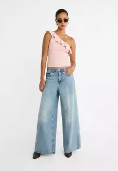 Топ Stradivarius, светло-розовый