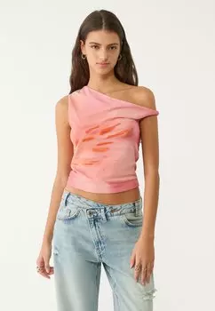 Топ Stradivarius, светло-розовый