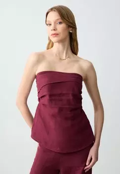 Топ STRAPLESS Jimmy Key, бургундия