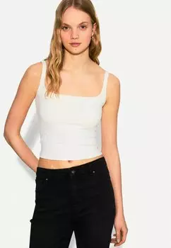 Топ STRAPPY Bershka, белый