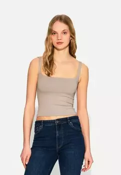 Топ STRAPPY Bershka, песочный