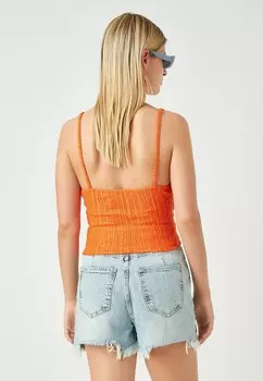 Топ STRAPPY HEART TANK Koton, оранжевый