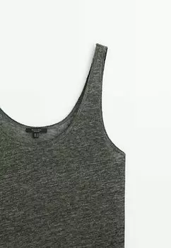 Топ Strappy Massimo Dutti, темно-серый