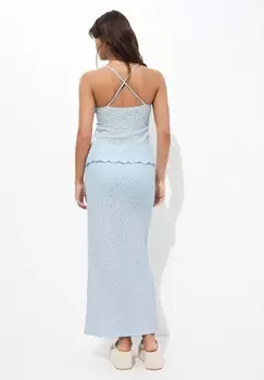 Топ STRAPPY PULL&BEAR, светло-голубой