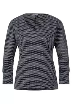 Топ Street One, пятнистый синий