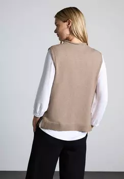 Топ Street One, серо-коричневый