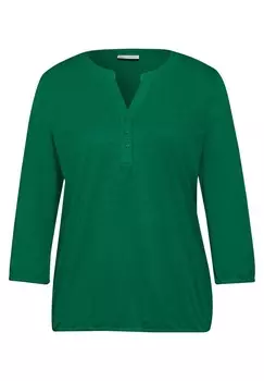 Топ STREET ONE Shirt, зеленый
