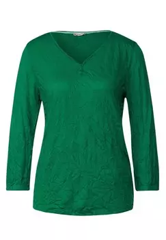 Топ STREET ONE Shirt, зеленый