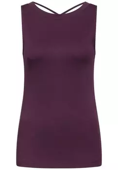 Топ STREET ONE Top, цвет Aubergine