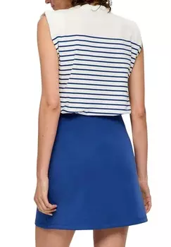 Топ STREIFEN MIT SCHULTERPOLSTER s.Oliver, темно-синий