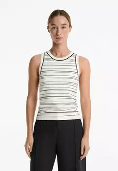 Топ STRIPPED SLEEVLESS OYSHO, цвет Stone