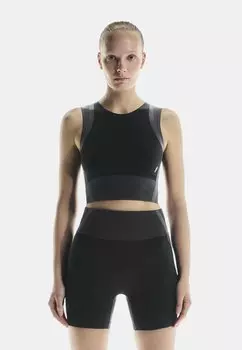 Топ STUDIO CROP On, черный