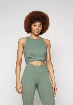 Топ STUDIO CROSS TANK Bjrn Borg, зеленый