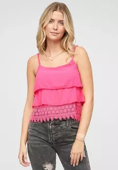Топ STUFEN MIT 3 LAGIG Cloud 5ive, розовый
