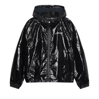 Топ Stussy Beach Shell Coated Ripstop, черный