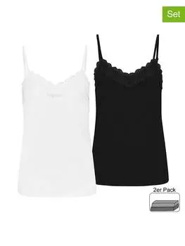 Топ Sublevel, черный/белый