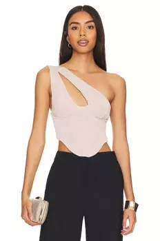 Топ superdown Avana Corset, серебряный