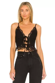 Топ superdown Avery Lace, черный