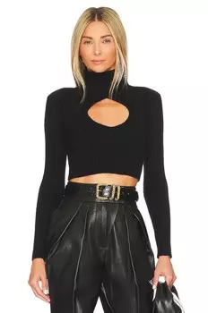 Топ superdown Frankie Keyhole, черный