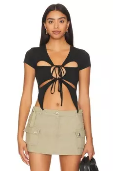 Топ superdown Neada Keyhole, черный