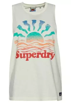 Топ Superdry Cali, белый