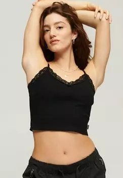 Топ Superdry, черный