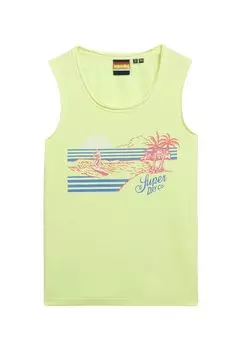 Топ Superdry, цвет Lemon