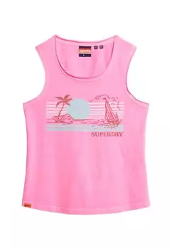 Топ Superdry, цвет Pastel pink/Light pink
