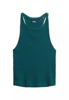 Топ Superdry Essential Racer, зеленый
