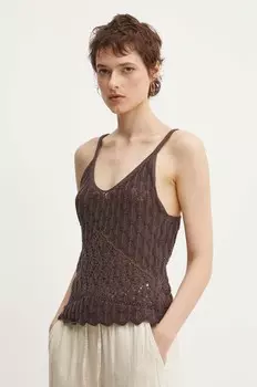 Топ Superdry, коричневый