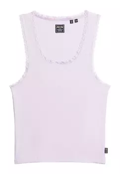 Топ Superdry, пастельно-фиолетовый