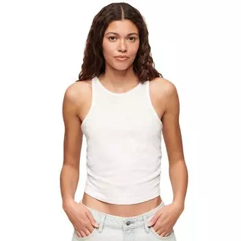 Топ Superdry Ruched Tank, белый