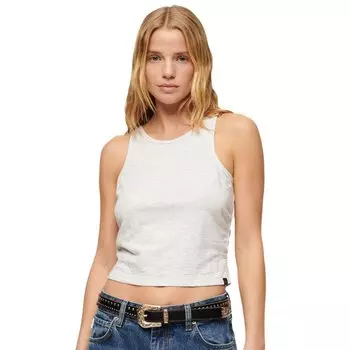 Топ Superdry Ruched Tank, бежевый