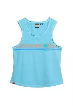 Топ Superdry, светло-синий