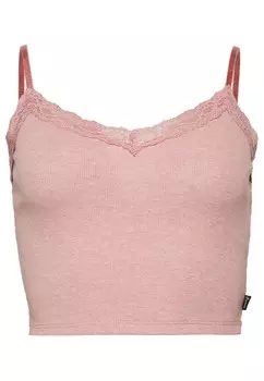 Топ Superdry, темно-розовый