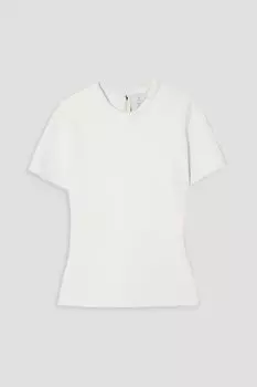 Топ SuperTech-SuperChic из эластичного пике AZ FACTORY, белый