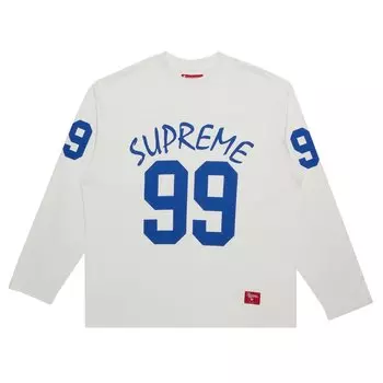 Топ Supreme 99 Long-Sleeve Football Top, белый