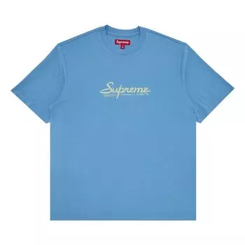 Топ Supreme Contact Short-Sleeve Top, синий
