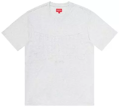 Топ Supreme Cutout Logo Short-Sleeve Top 'Ash Grey', серый