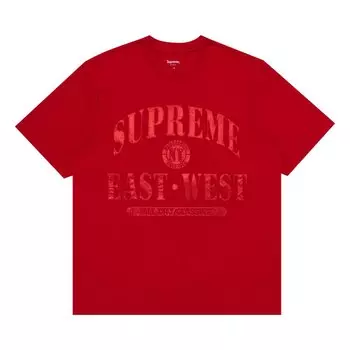 Топ Supreme East West Short-Sleeve Top, красный