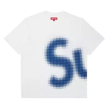 Топ Supreme Halftone Short-Sleeve Top, белый