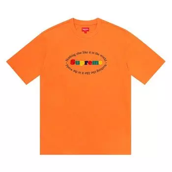 Топ Supreme Nothing Else Short-Sleeve Top 'Orange', оранжевый