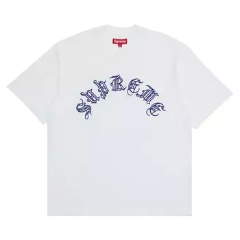 Топ Supreme Old English с короткими рукавами, цвет Белый