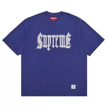 Топ Supreme Old English Short-Sleeve Top, синий